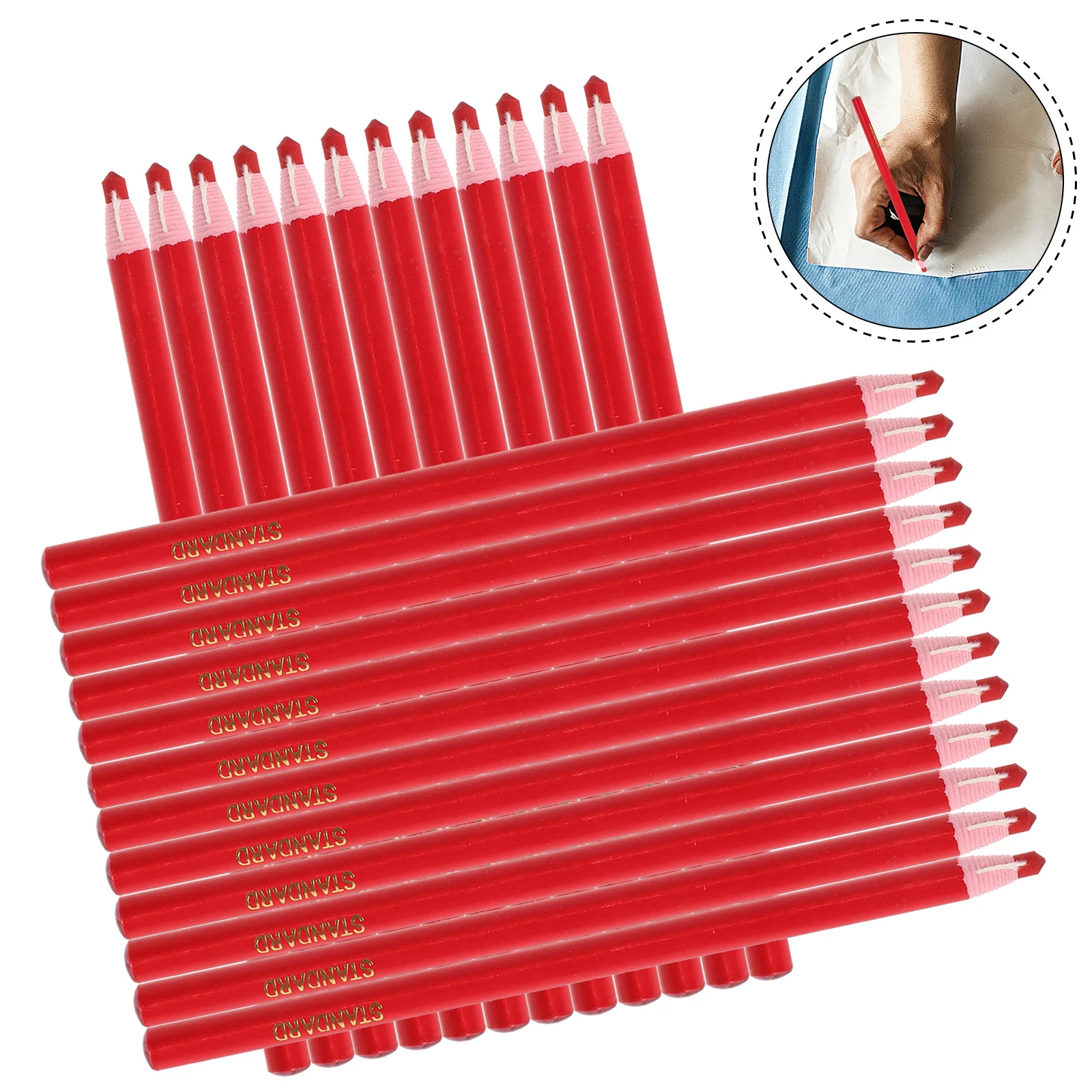 

24pcs Multifunctional Marking Pen Peel-Off Wax Pencil For Fabric Glass Ceramic Wood Metal Sewing Craft Diy Tool