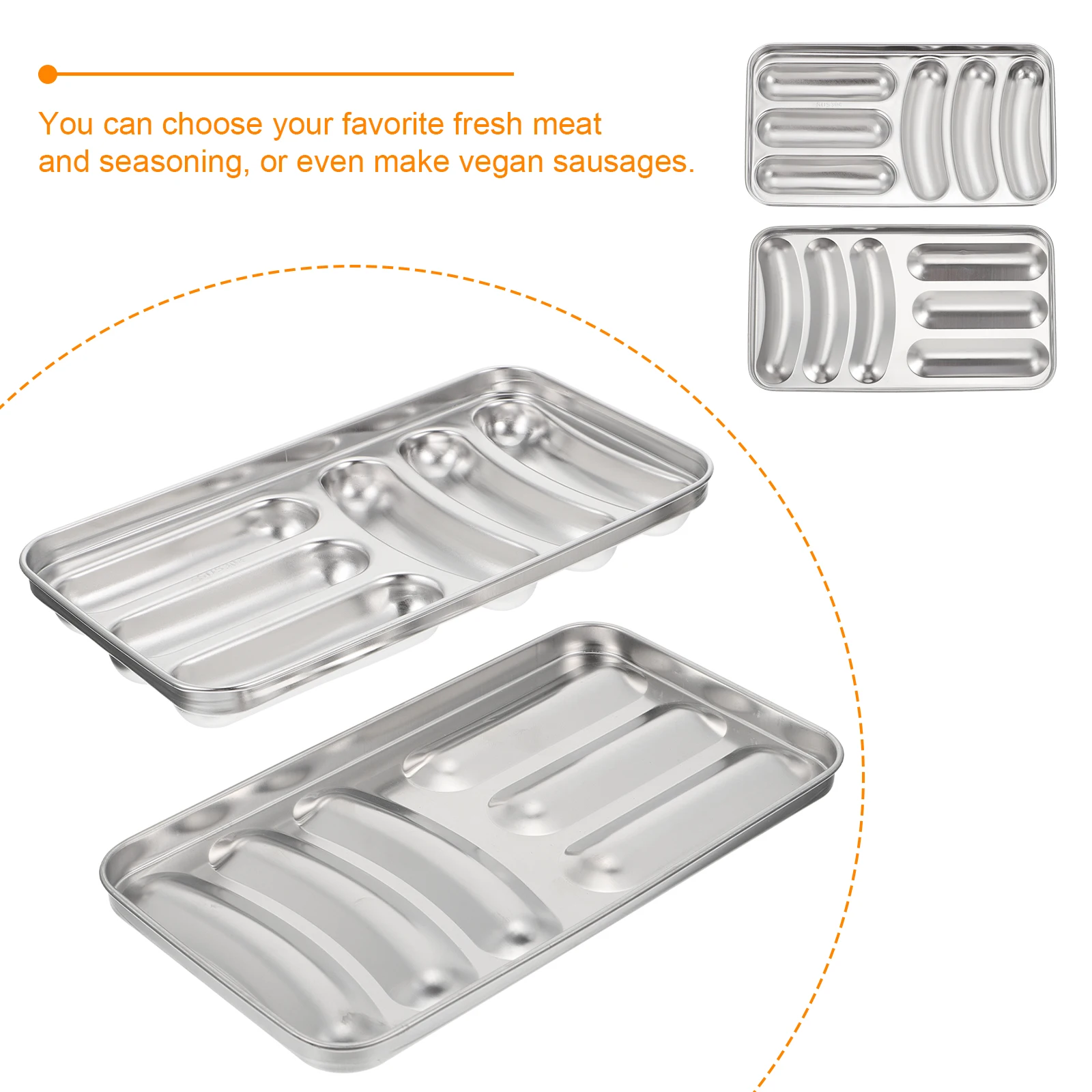 

Sausage Steamed Mold Steamed Sausage Mold Hot Dog Roasting Mold Kitchen Baking Mold Mold for Sausage Making