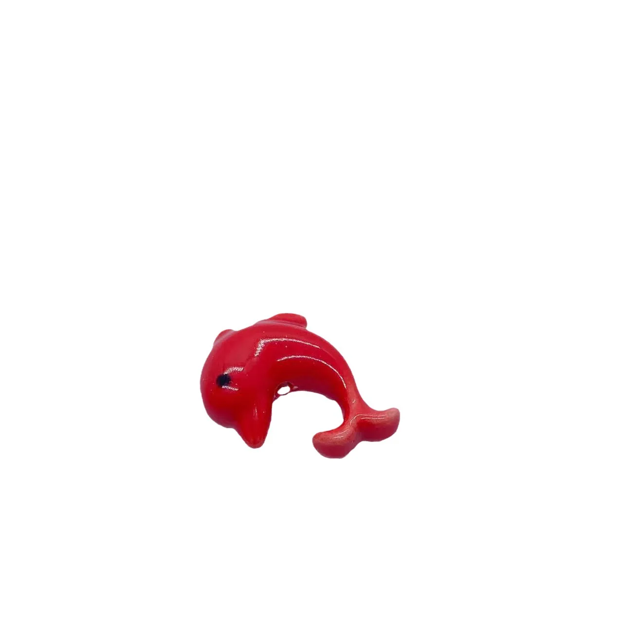 10pcs Dolphin Ceramic Beads for DIY Jewelry Making - Create Unique Bracelets Necklaces Earrings