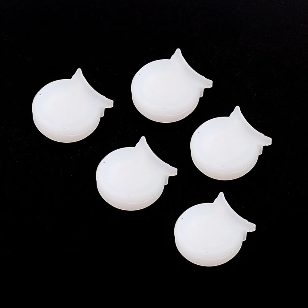

5 Pcs Refer to Clarinet Thumb Rest Rubber Pipeline Wind Instrument Accessory Finger Protector Pad for