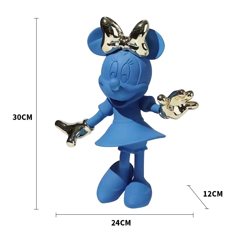 

Disney Modern Minimalist Cartoon Minnie Sculpture Decoration Creative Trend Figurine Figurine Living Room Children's Room Deco