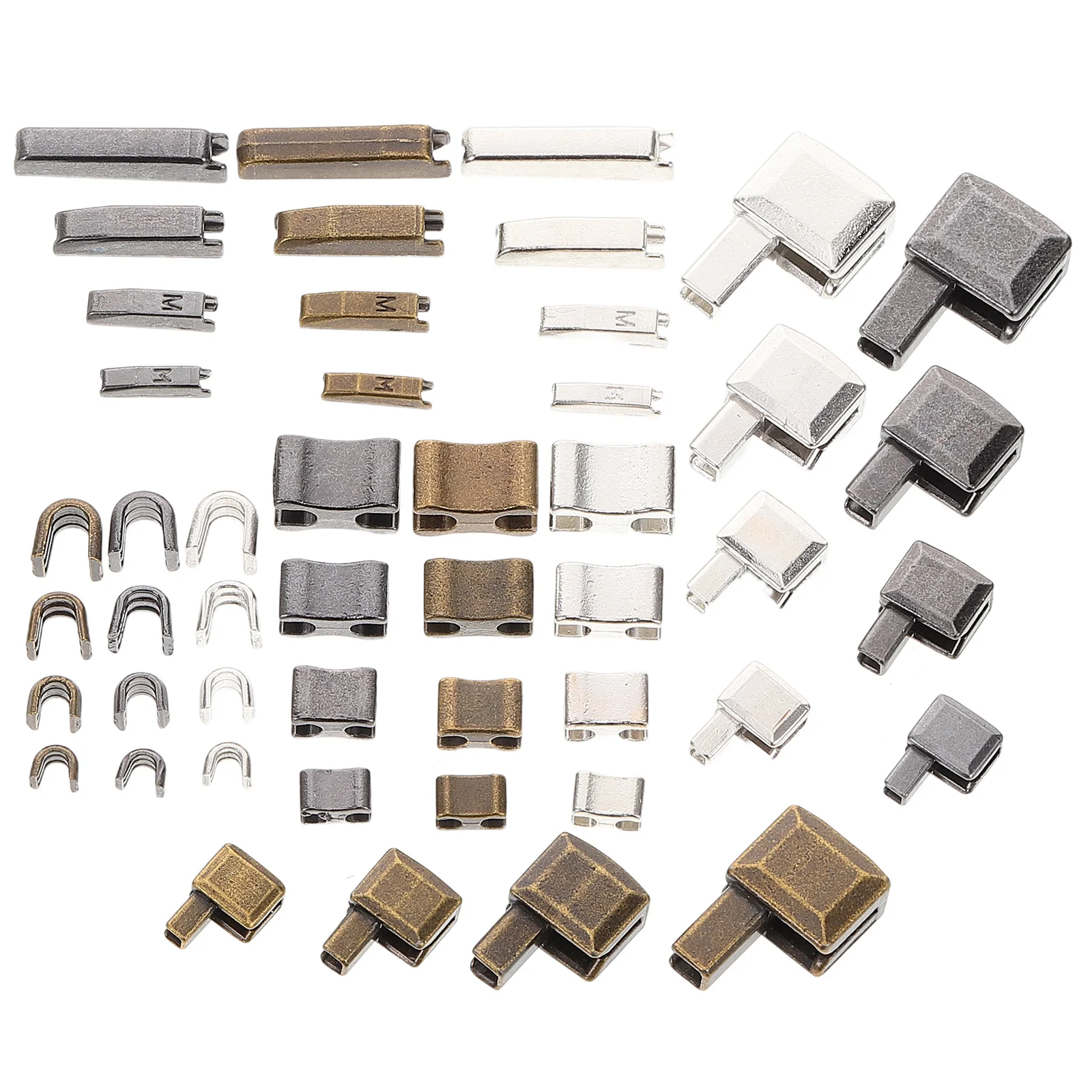 

Zipper Repair Accessories 3 5 8 10 Sizes Metal Stops Replacement Kit for Bags Coats Tents Jackets Backpacks Handbags