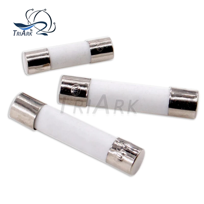 20PCS 5*20 6*30mm Ceramic Fuse 5x20 6x30 250V 0.1A 0.5A 1A 2A 3A 3.15A 4A 5A 6A 8A 10A 15A 20A 30A Tube Fast blow Fuse Assorted