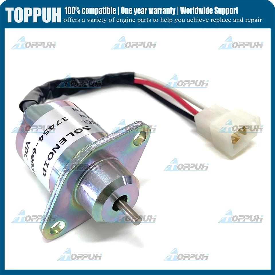 

12V 1503ES-12A5UC5S Shut Down Solenoid For Kubota B1700HSD SA-4569-T