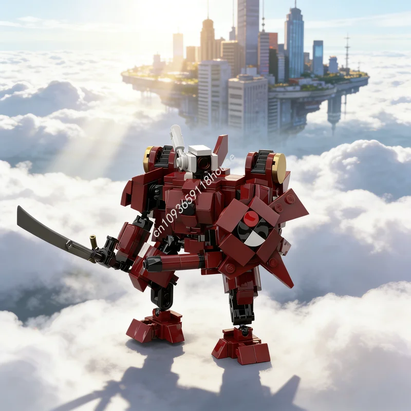 

261 деталь MOC: Модель «Командир О Шоава» (Фарсайт), конструктор, архитектурные блоки, рождественский подарок, игрушка для самостоятельной сборки, креативное развивающее средство