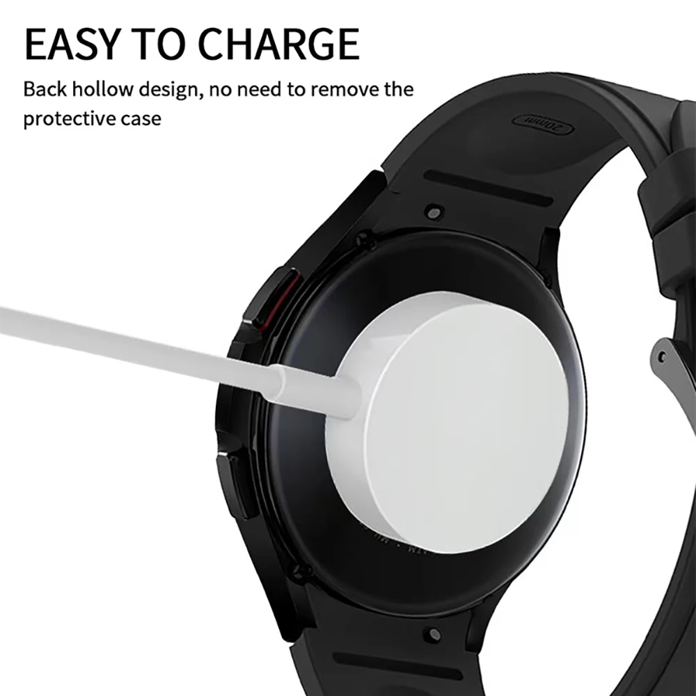 Vetro + custodia per Samsung Galaxy Watch 5/4 40mm 44mm Accessorie copertura paraurti per PC proteggi schermo All-Around per Galaxy Watch 5 4