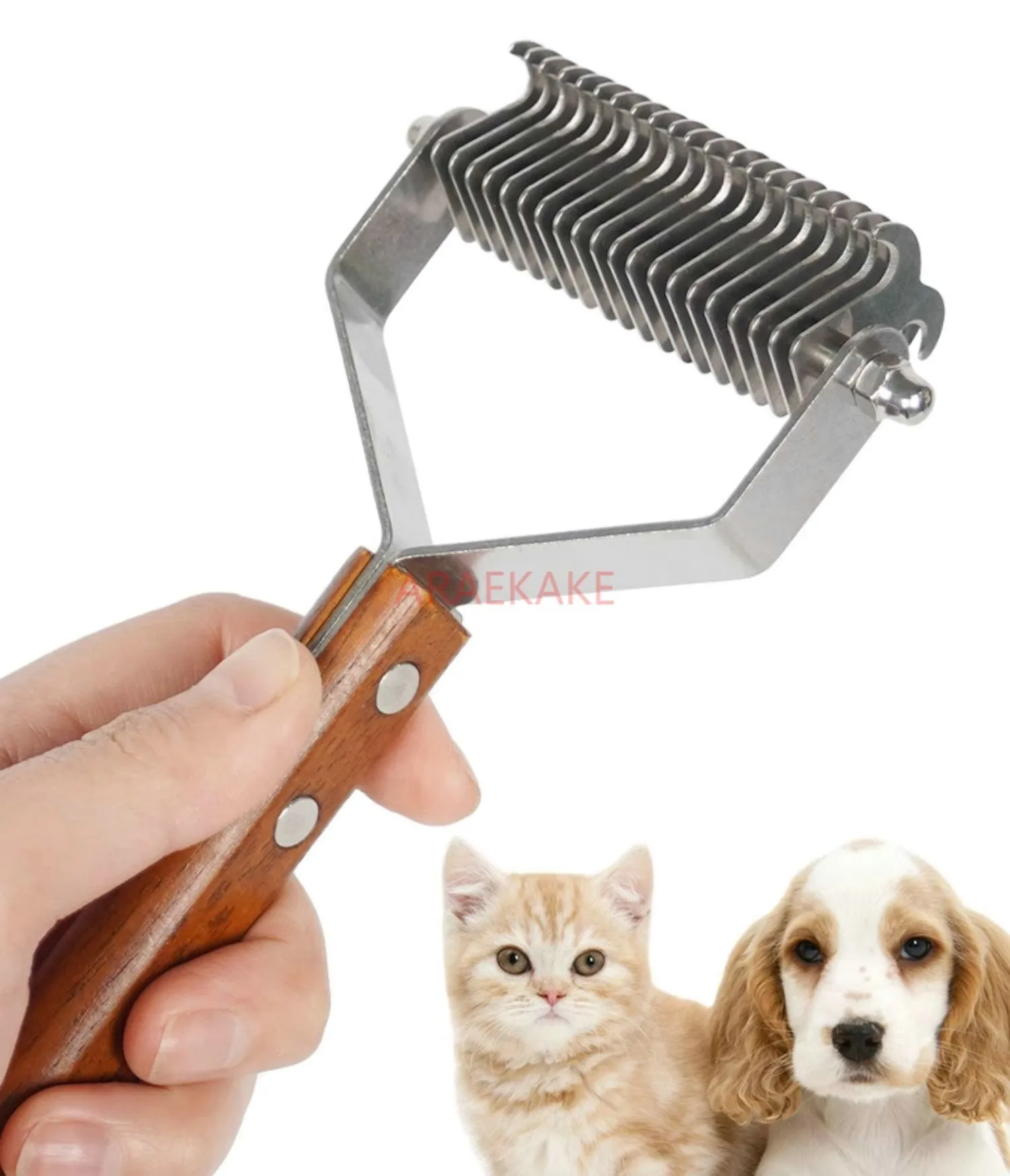 Dogs go to the floating hair comb, pet cats, dog hair brushes, cat hair combs, teddy bears, pulling hair, combing hair, knotting view 4