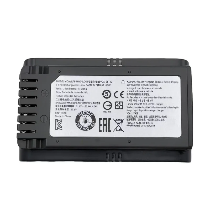 Replacement VCA-SBT90EB Li-ion Battery Compatible with Sam-sung JET70 JET65 Handheld Vacuum