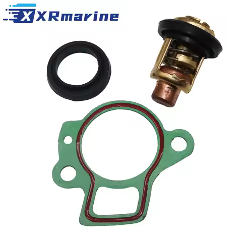 66M-12411-00 -01 Thermostat Kit 140&deg;F 60&deg;C 6G8-12411-00 -01 -02 -03 For Yamaha 2.5-450HP Outboard 6AH-13411-00 Sierra 18-3541