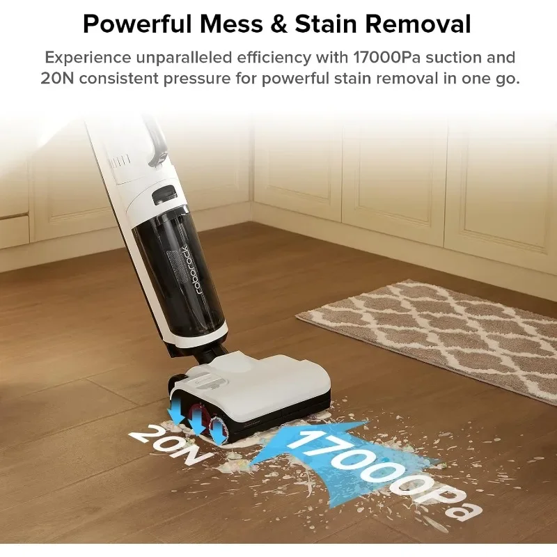 Dyad Pro Combo Wet Dry Vacuum Cleaner, 5-in-1 Cordless Vacuum for Multi-Surface, 17000Pa Suction