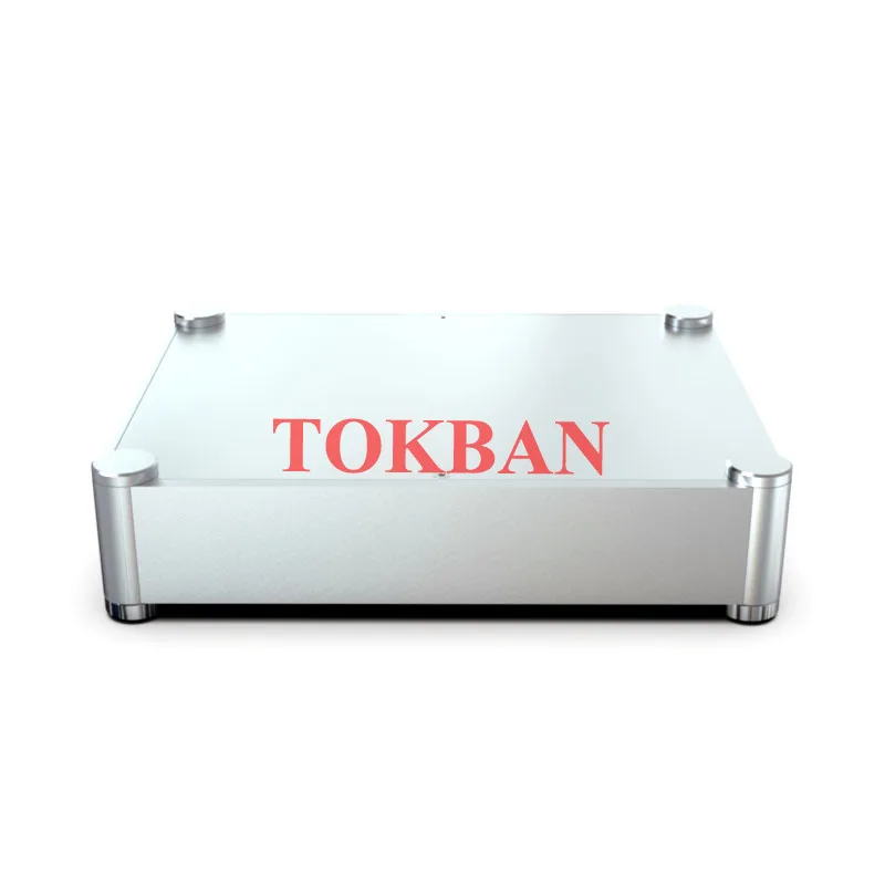 Tokban 3206 320*76*250mm All Aluminum Power Amplifier Chassis Enclosure HIFI Preamplifier DAC Decoder Case for Diy Amplifier
