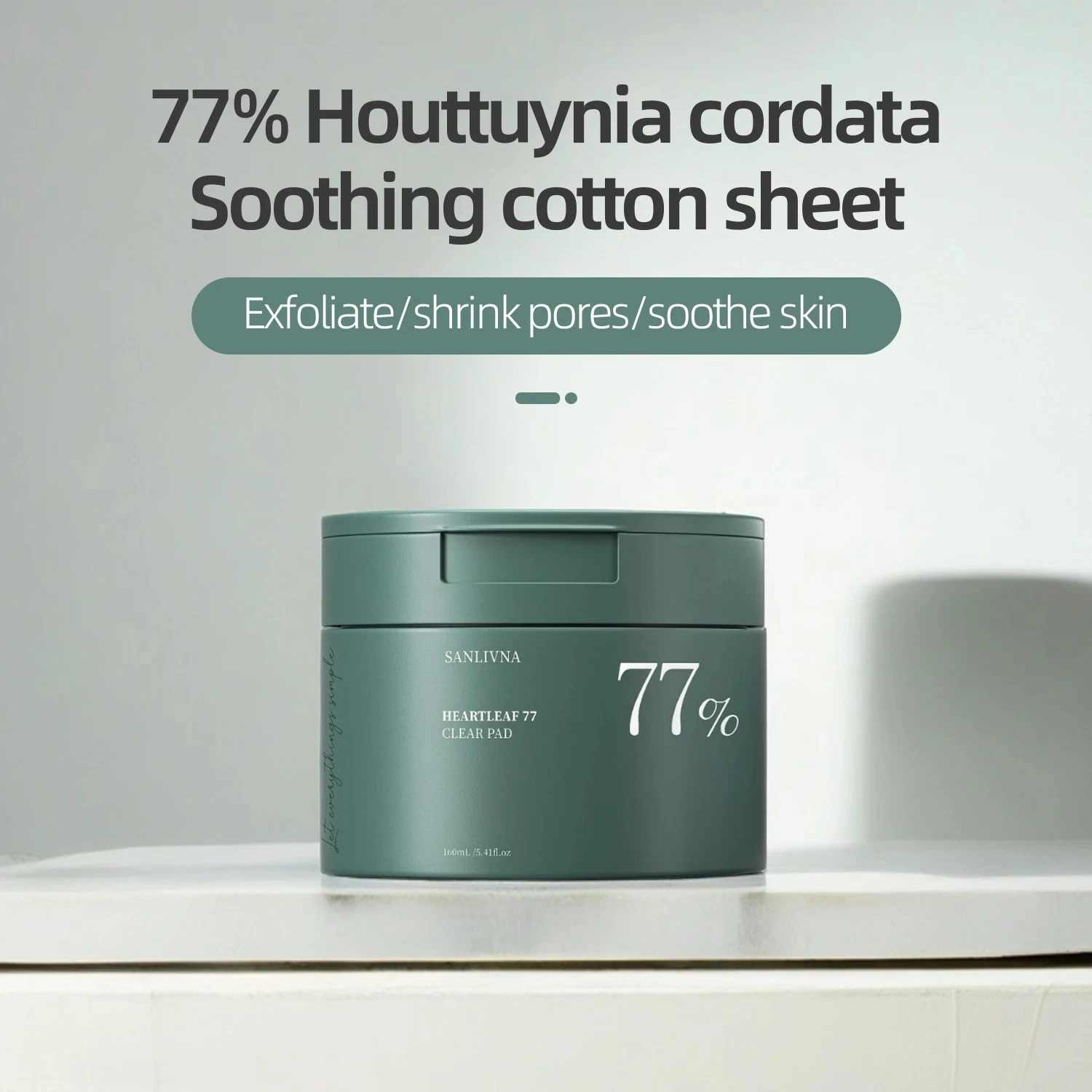 

Тонер Heartleaf 77 CLEAR Pad, Bha Dead Skin Care Low Ph Daily Toner Pad Отшелушивающий Увлажняющий Гладкая Кожа Корейский Уход за Кожей