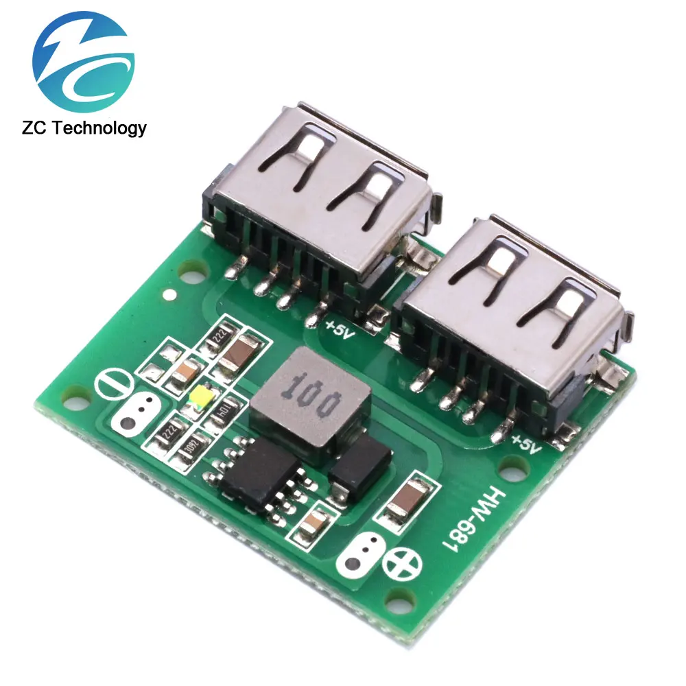 1/5/10PCS 9V 12V 24V to 5V DC-DC Step Down Charger Power Module Dual USB  3A Car Charge Charging Regulator 6-26V