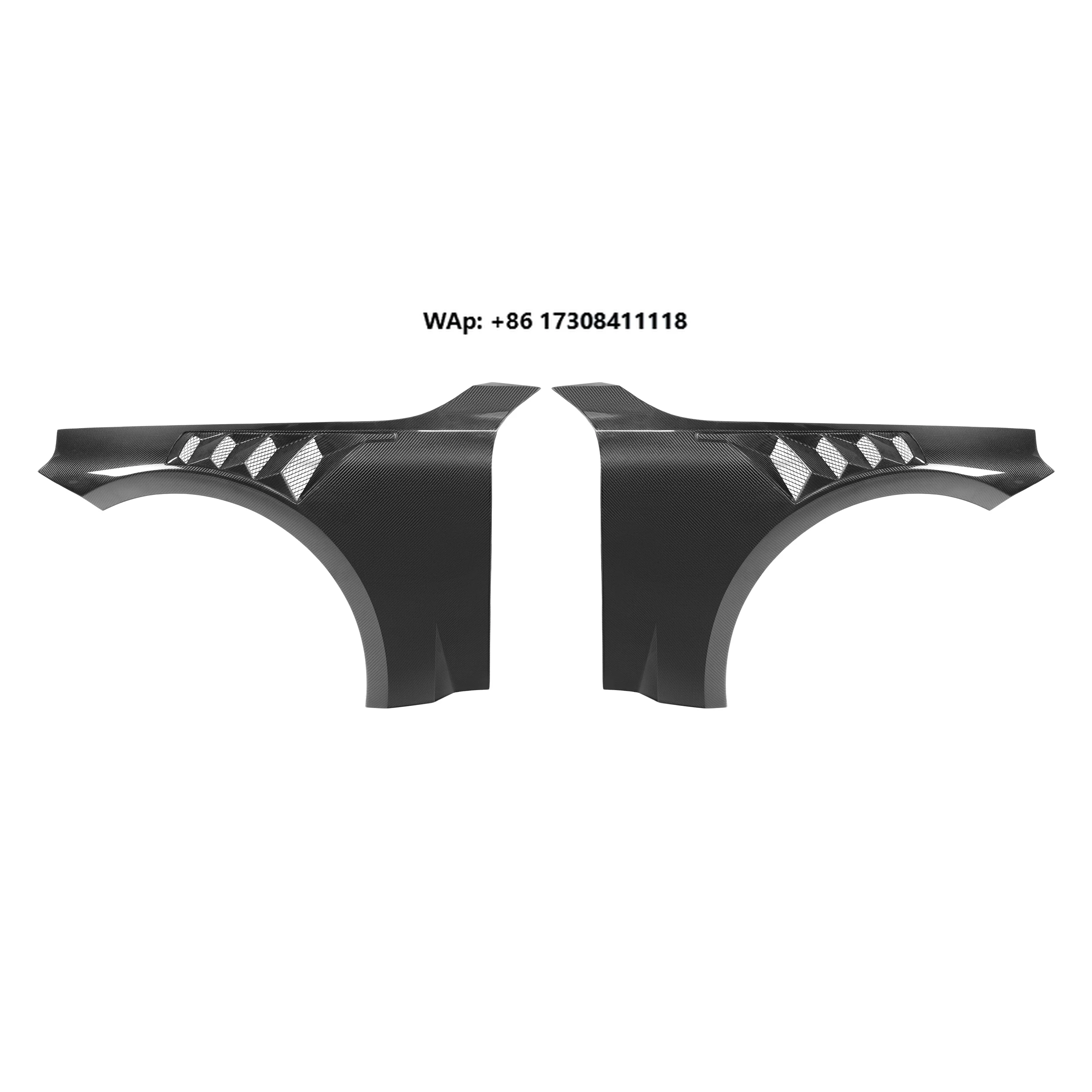 Real Carbon Fiber Car Parts Front Side Fenders for M2 G87 2023+ Car Body Kit Bumper Fenders