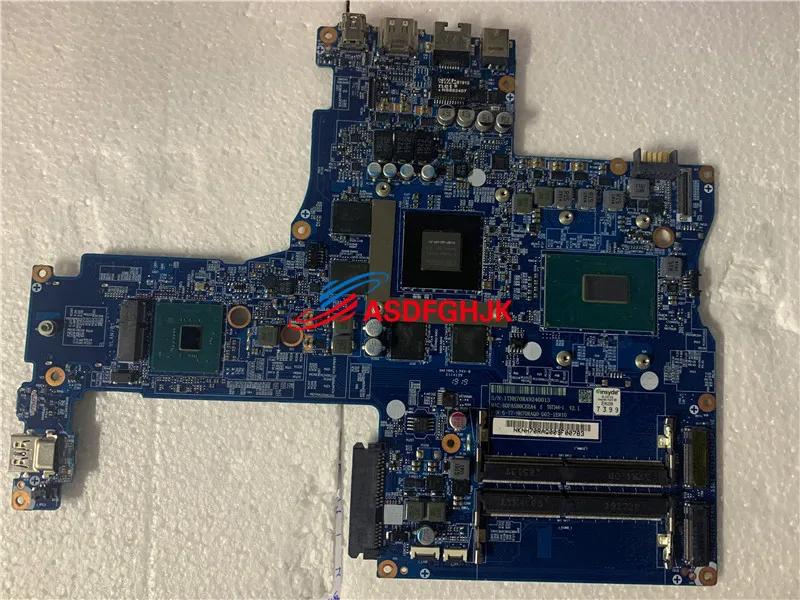 

Original 6-77-NH70RAQ0-D02 motherboard for hasee G7M-CT7NK LAPTOP WITH SRF6U I7-9750H AND N18P-G0-MP-A1