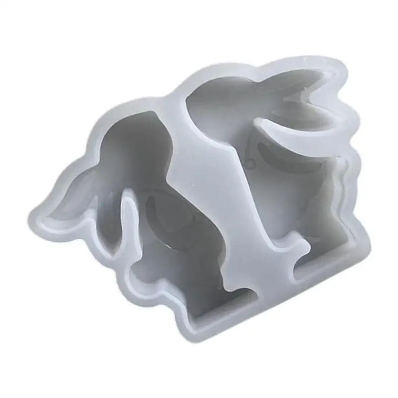 

Форма в форме кролика, пара кроликов, смоляные формы для свечей, художественные ремесленные гипсовые формы для свадьбы, домашний декор стола, принадлежности для изготовления свечей