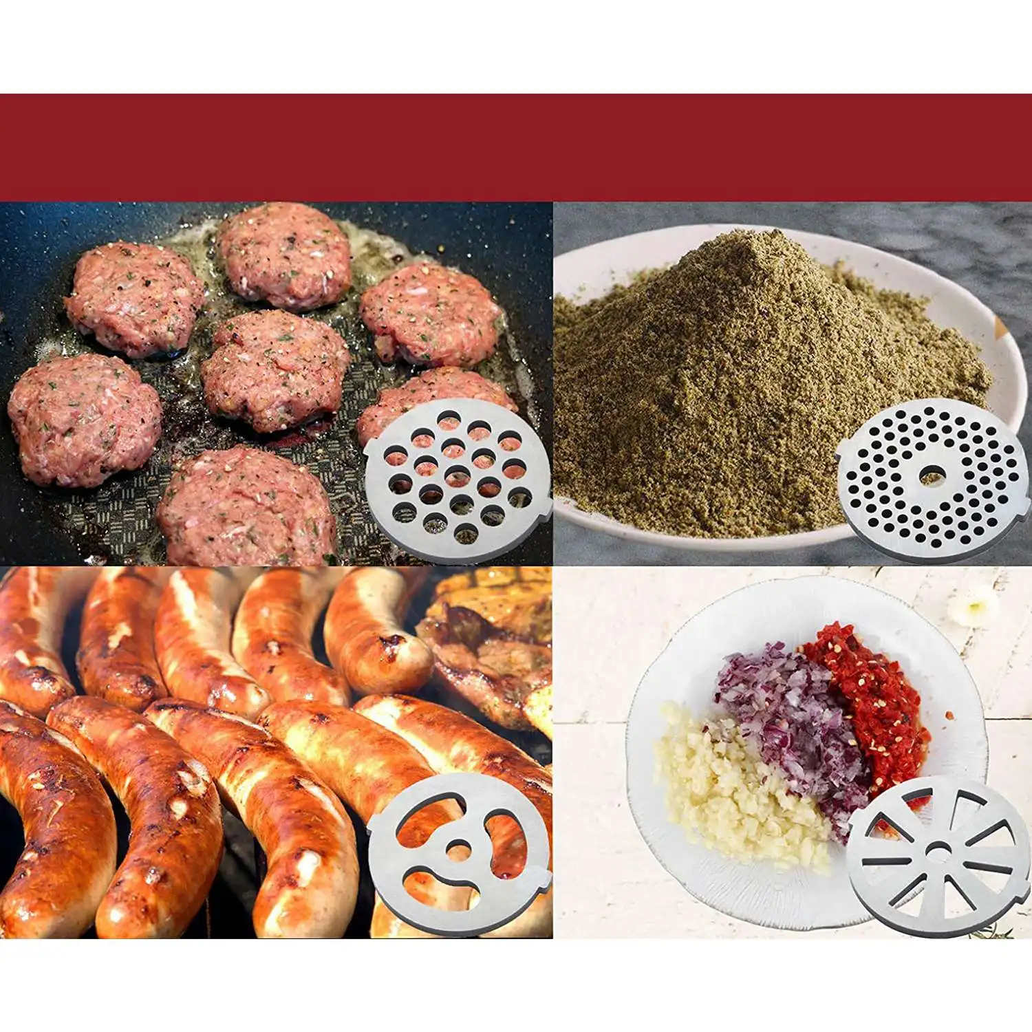 Benchmade Quality Durable Meat Grinder Accessories For Kitchenaid Bench Mixers With Sausage Filling Tube/Food Processor Accessor
