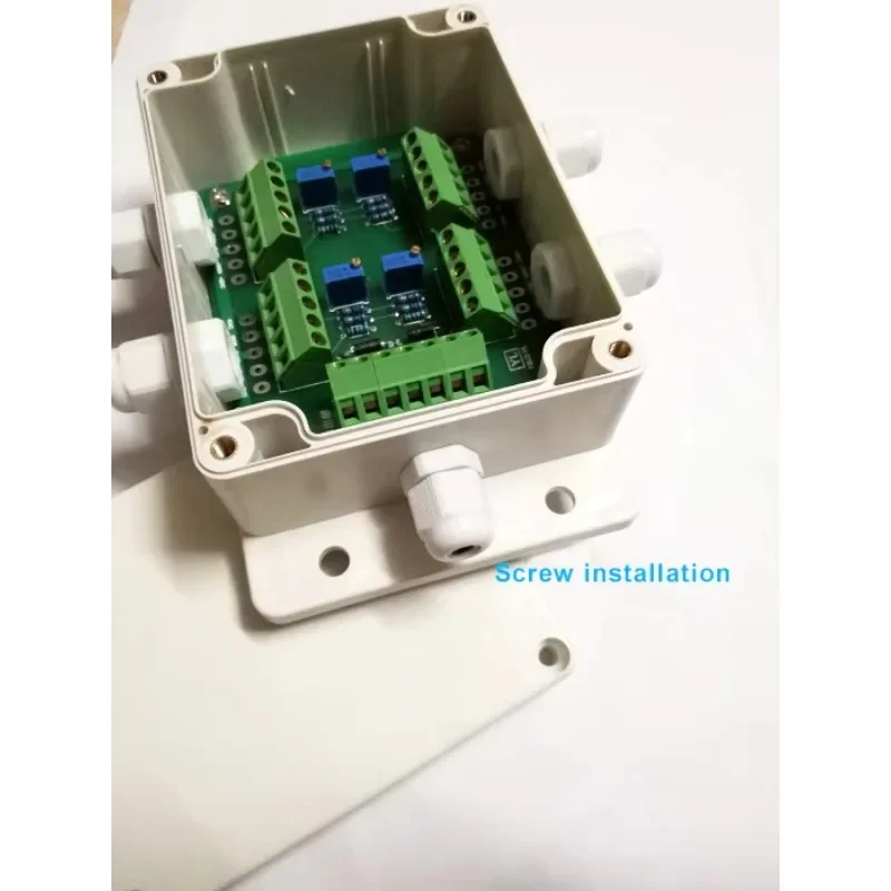 

IN STOCK Water-proof 4-IN 1-OUT Weighing Sensor Lightning Protection Anti-surge Electronic Scale Box Weight Bridge Load Cell Jun