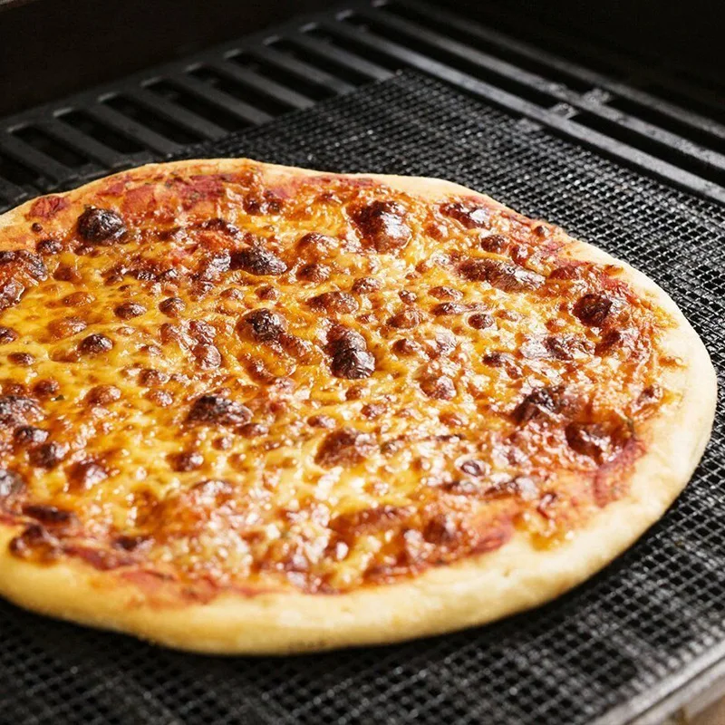 50 قطعة غير عصا مقاومة درجات الحرارة العالية شواء شبكة سادة الشواء شبكة قابلة لإعادة الاستخدام تنظيفها بسهولة الطبخ منصات الخبز شواء أداة