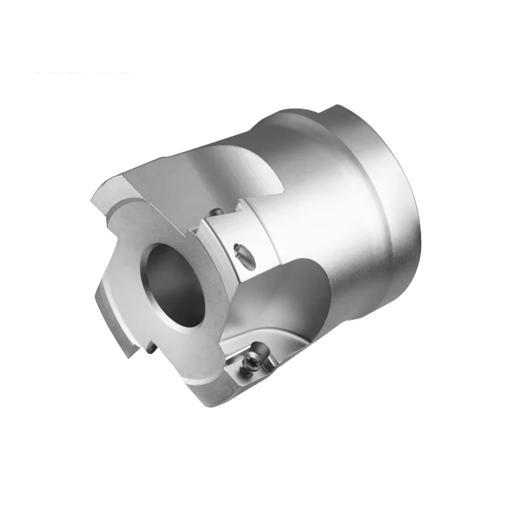 R390 Planfräser mit Wechselplatten 11T308 Hartmetallklinge CNC-Schaftfräser 4-schneidig OEM Hartmetall-Fräser