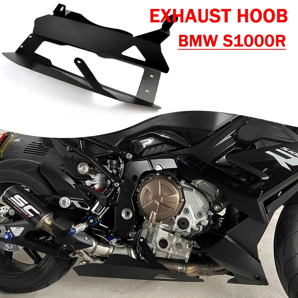 

S1000R Motorcycle Exhaust Cover Bellypan Bottom protection Exhaust Protection For BMW S1000R 2019 2020 2021 2022 2023