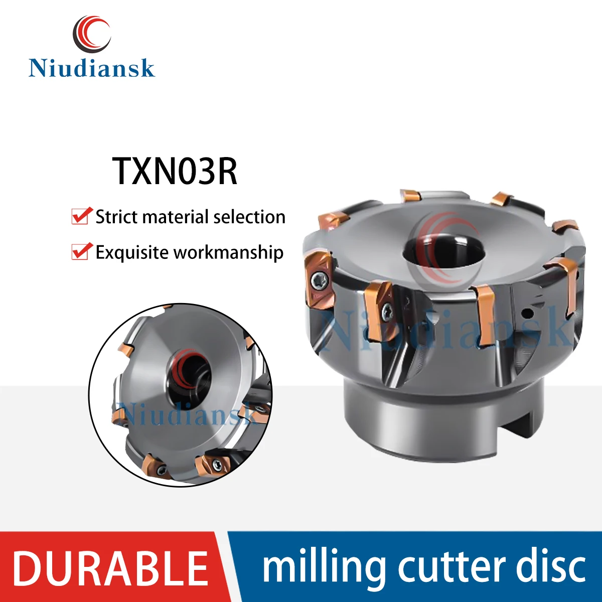 

TXN03R035M160E06 100M320E12 Быстрая вперед с ЧПУ до высокоэффективной фрезерной головки с открытой грубой лапшой LNMU03 Фрезерная пластина