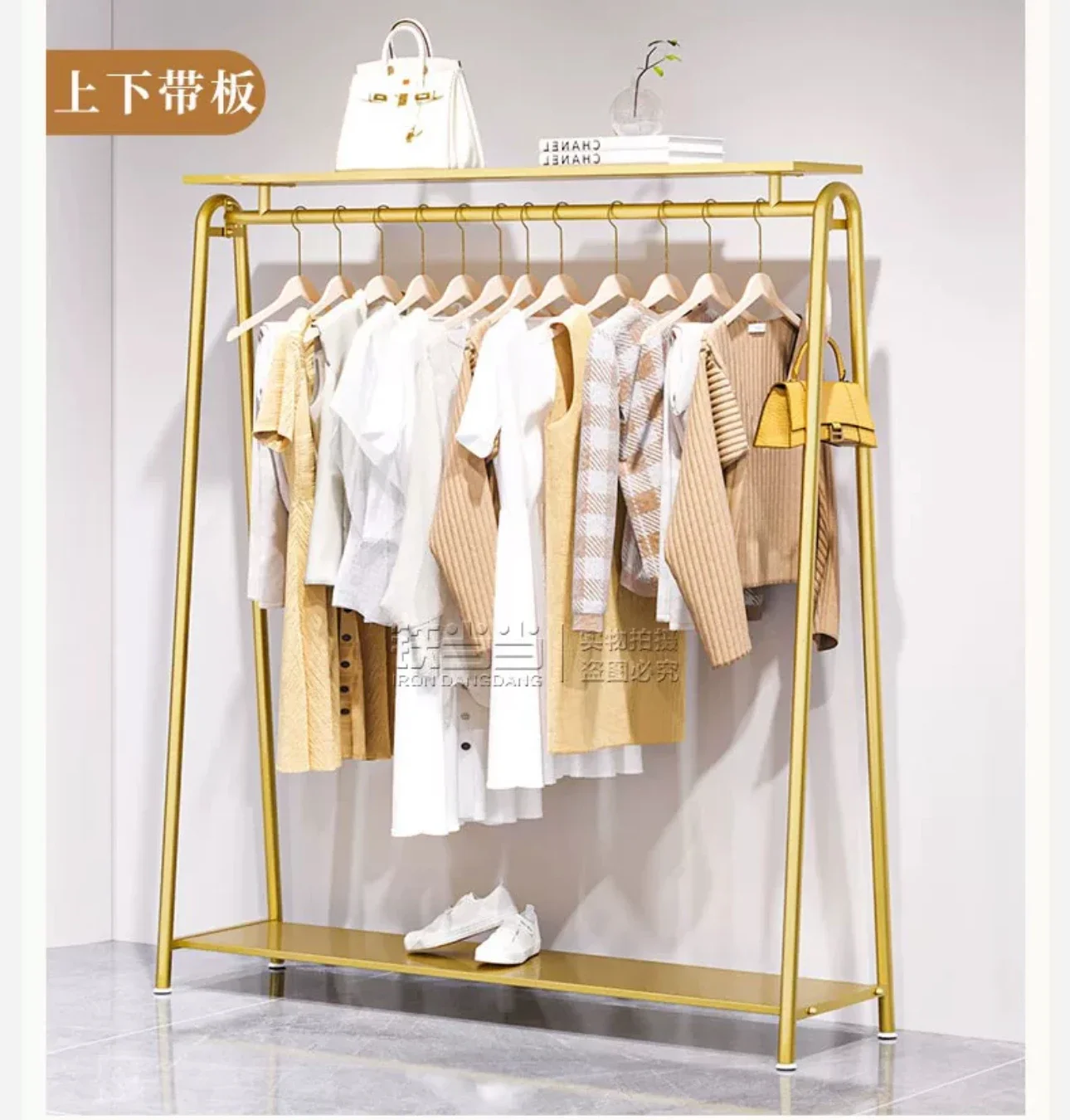 Bekleidungs geschäft Display Rack boden montierte Wroclothes Display Rack