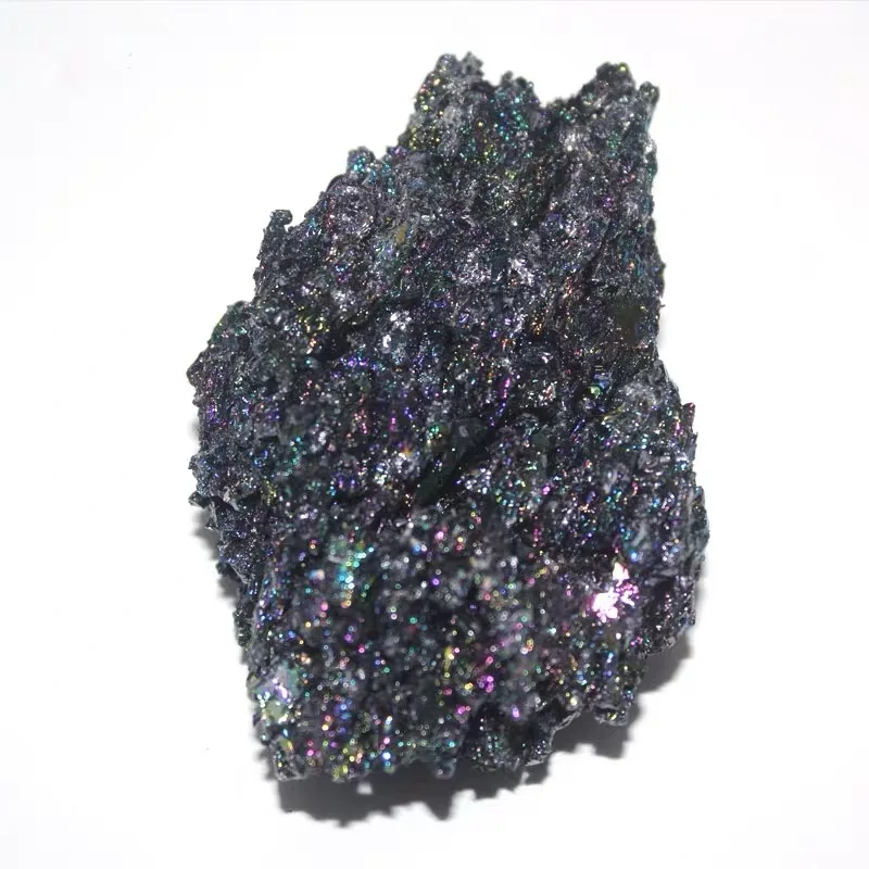 100g  Bright Sparkly SILICON CARBIDE Crystal Mineral Specimen