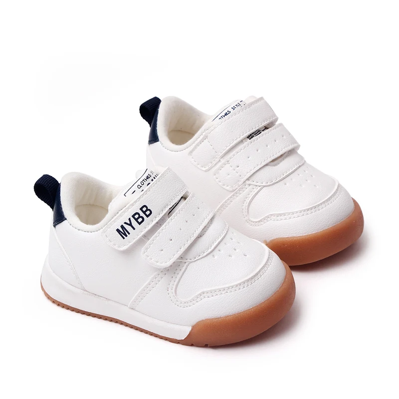 Kid Sneaker for 0-2 Years Toddler Prewalking High Quality PU and TPR Anti-slip Classical Casual Shoes Spring and Autumn Fashion