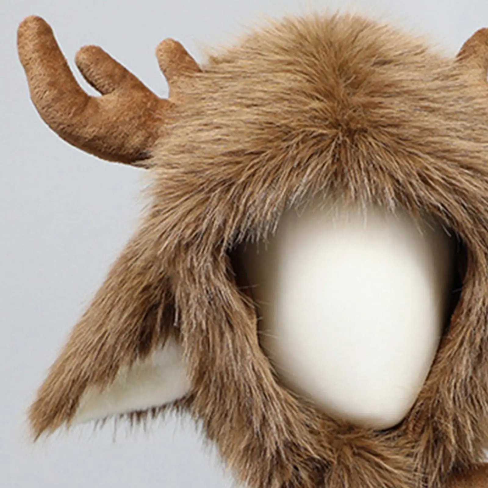 Soft Plush Hat Thermal Dress up Anime Cosplay Hat for Holiday Halloween Party