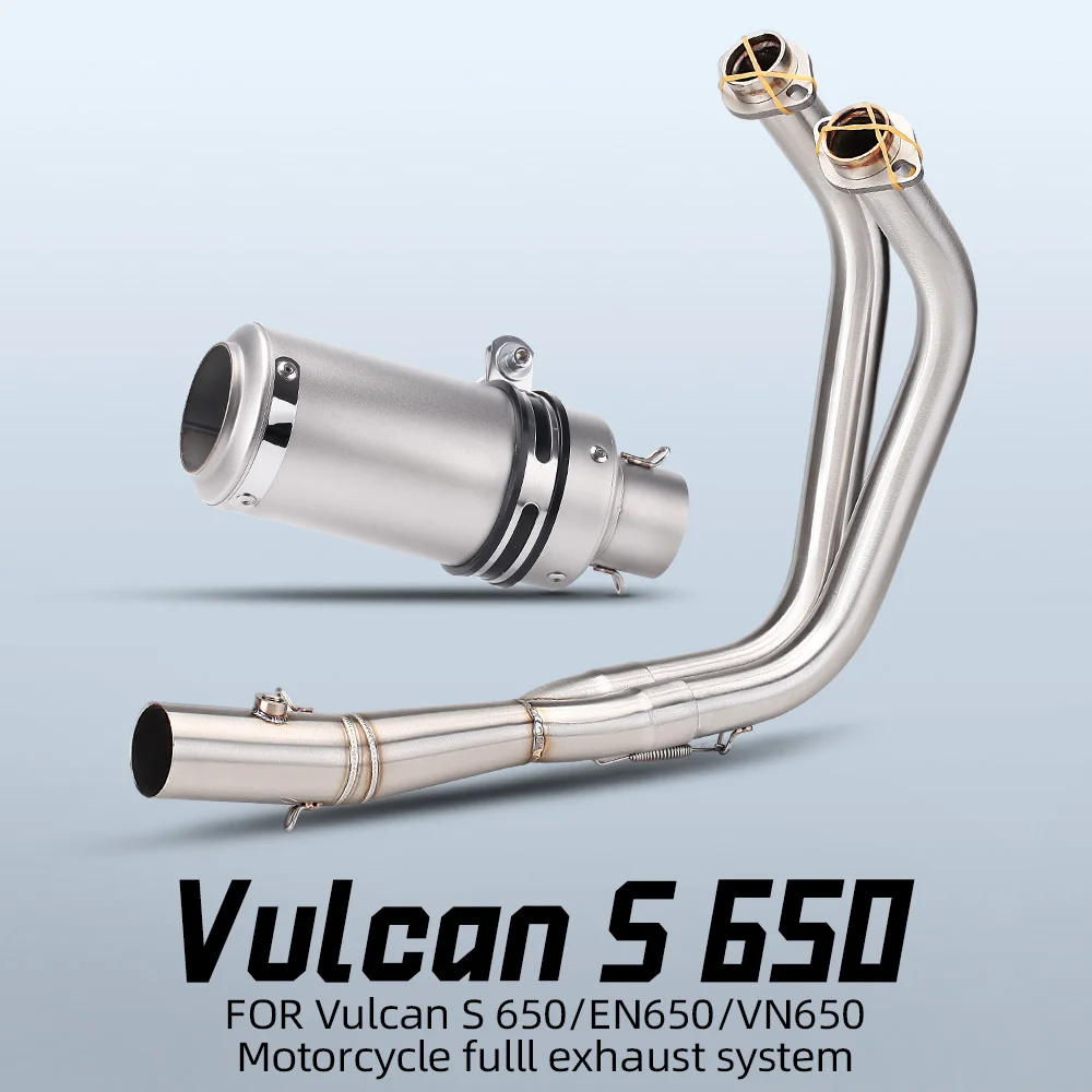 

For Vulcan s650 exhaust system, complete exhaust pipe stainless steel modified exhaust pipe