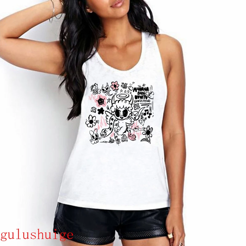 

Cute Vest T-shirt Manana Sera Bonito Bichota Karol G T Shirt Women Tank Top Woman Graphic T Shirts O Neck Tee Trendy Clothing