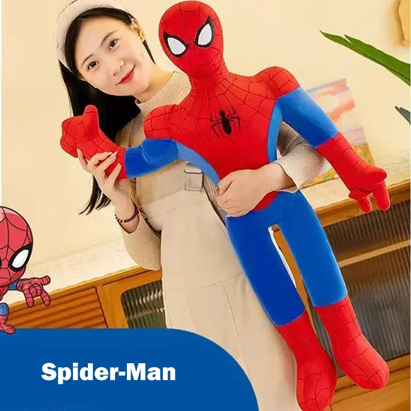 40-120Cm Nieuwe Disney Spider-Man Speelgoed Anime Pop Cool Superhelden Cartoon Gevulde Peter Parker Metgezel Verjaardagscadeau Voor Kinderen