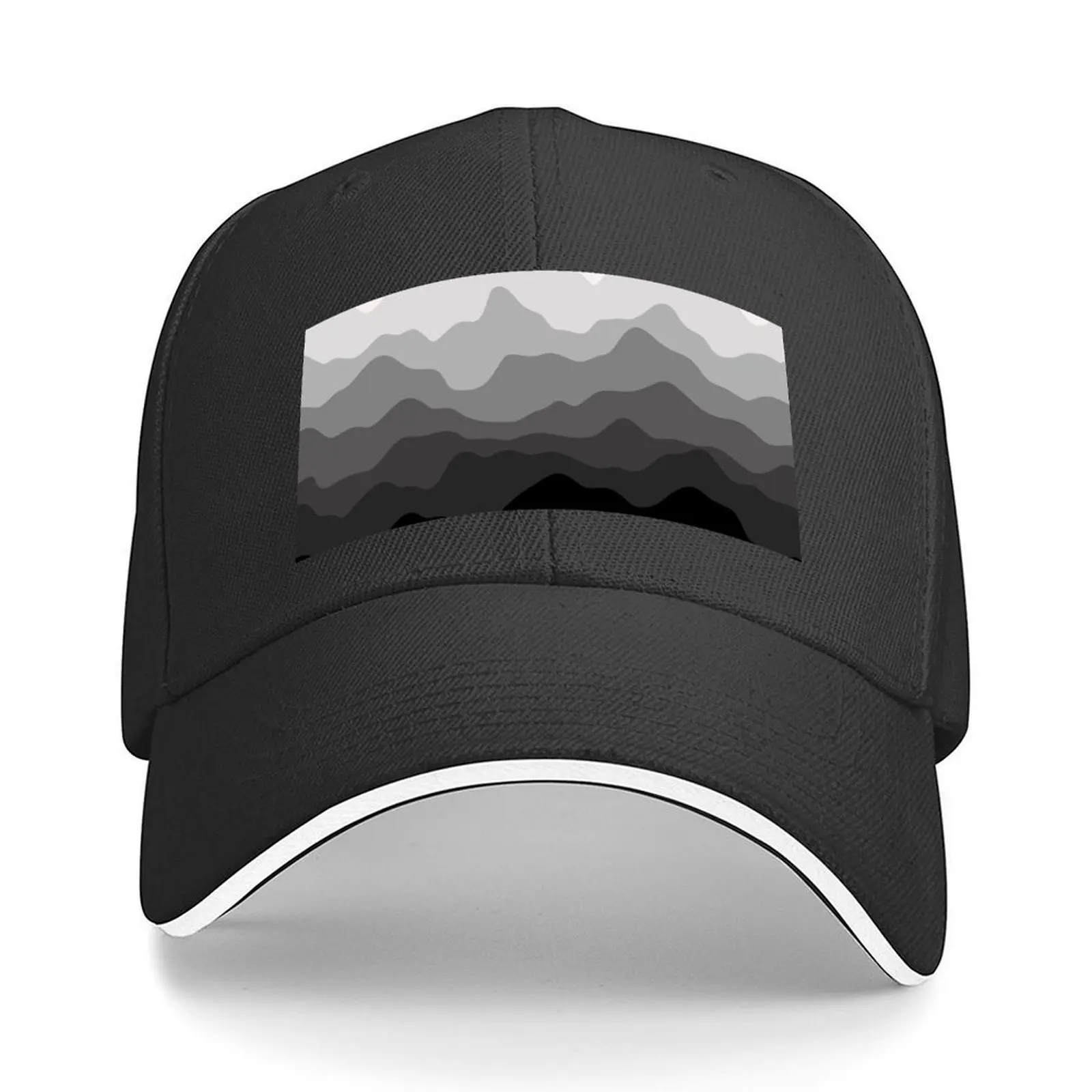 

Grey mountains Baseball Cap winter hats for men Uv Protection Solar Hat derby hat Hat Luxury Brand Woman Hats Men's