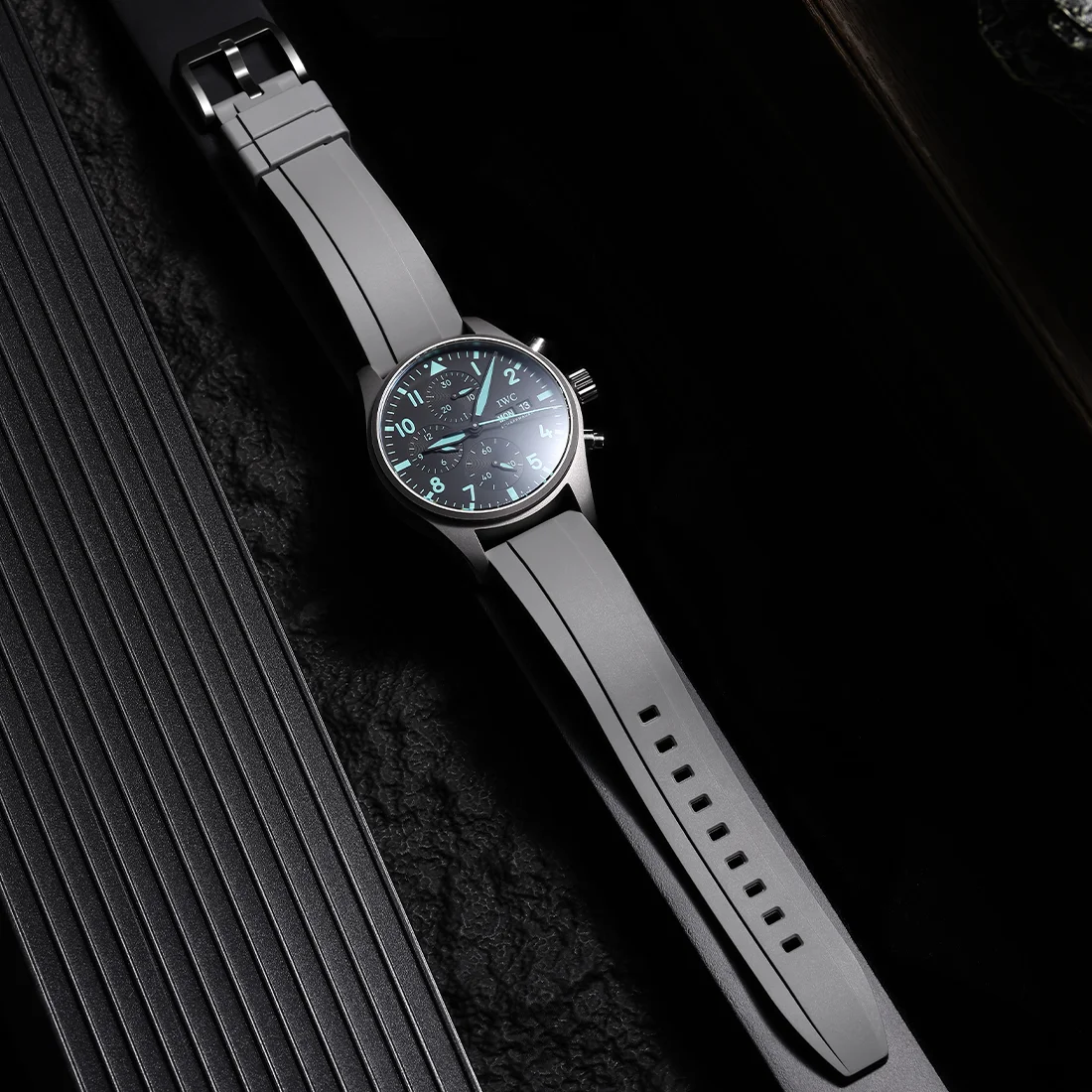 Natural Rubber Watch Band, Quick Release, 20mm 21mm 22mm 24mm, Accessories Watch Strap For LONGINES MIDO TISSOT