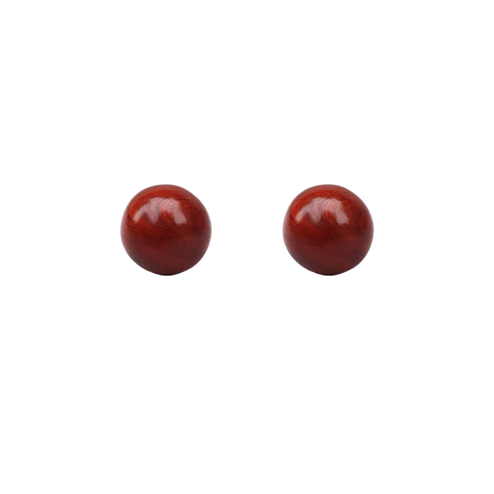 

2pcs 6Cm Wooden Hand Ball For Stress Relief Muscle Stretch Exercise Ball Fine Wood Craft Massage Sphere Fitness Tool