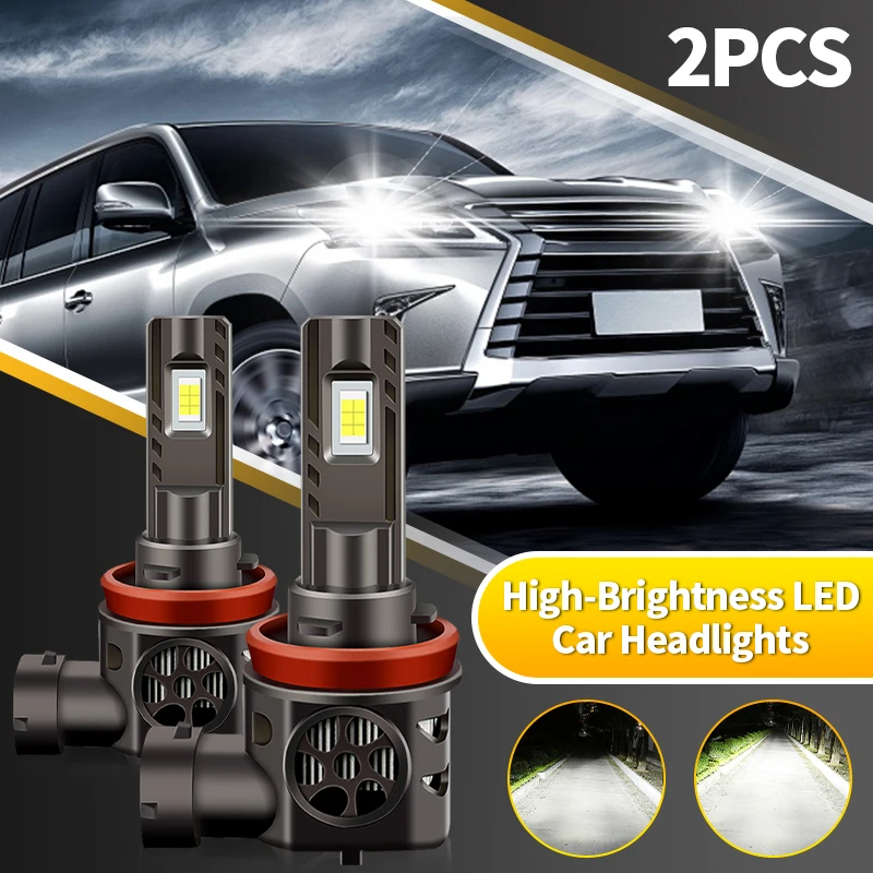 

Автомобильные светодиодные фары H8 H9 H11 белые 100W 30000LM высокой мощности Canbus без ошибок с вентилятором, противотуманные фары, лампы ближнего и дальнего света H16(JP) Plug&Play