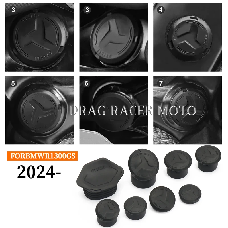 

For BMW R1300GS R1300GS Adventure ADV R1300GSA Motorcycle Accessories Frame Hole Cover Caps Decorative Frame Cap Plug GS1300