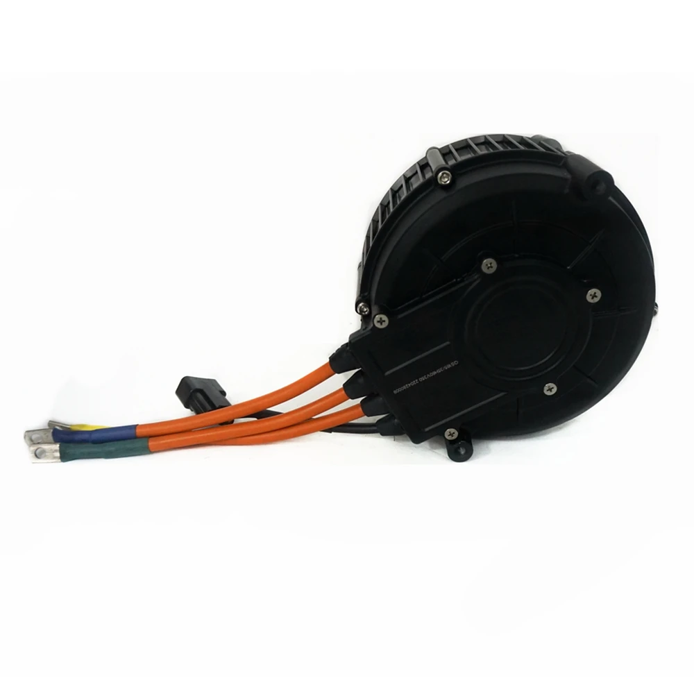 QSMOTOR QS165 35H 5000W 72V 100KPH IPM PMSM Mid Drive Motor For Offroad Dirtbike Lightbike Electric Motorcycle