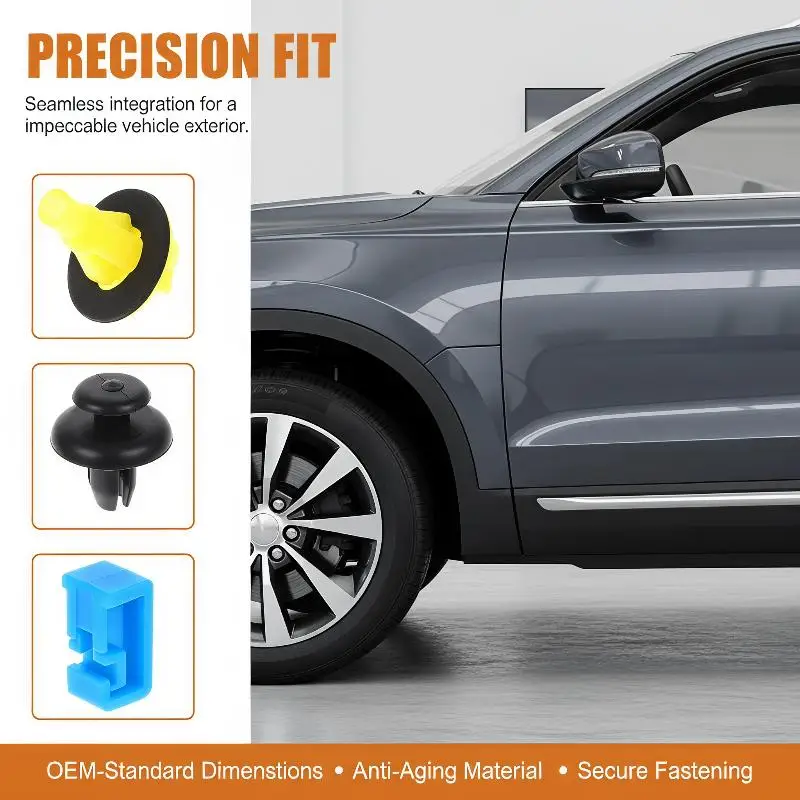 

7549260020 7539460030 7588460010 9018906065 28PCS Bumper Door Panel Trim Body Mould Flare Clip Fit For Prado 120