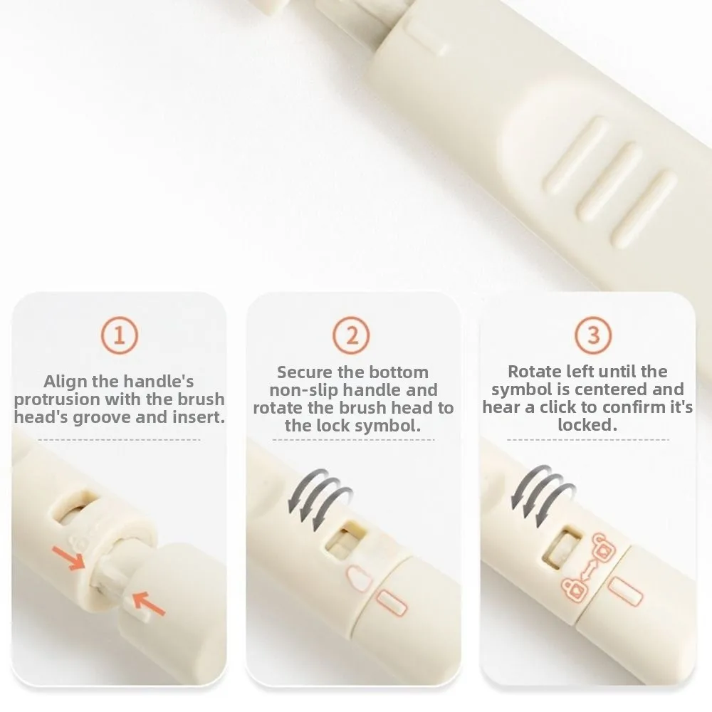 Soft Head Brush 7 in 1 Bottle Brush Kit Foldable Vertical Drying Rack Bottle Cleaning Tool Cotton Brush Dispensing Bottle
