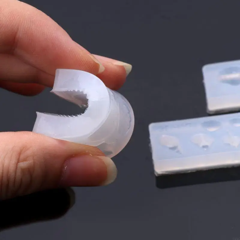 

U6XC 3Pcs DIY Conch for Shell Silicone Mold Art Template Jewelry