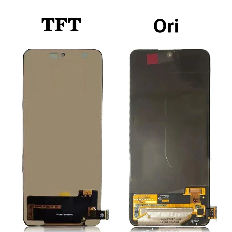 TFT/Ori For Xiaomi Redmi Note 12 Pro 4G LCD 2209116AG, 2209116AG Display Touch Screen Digitizer Assembly Repair Replacement