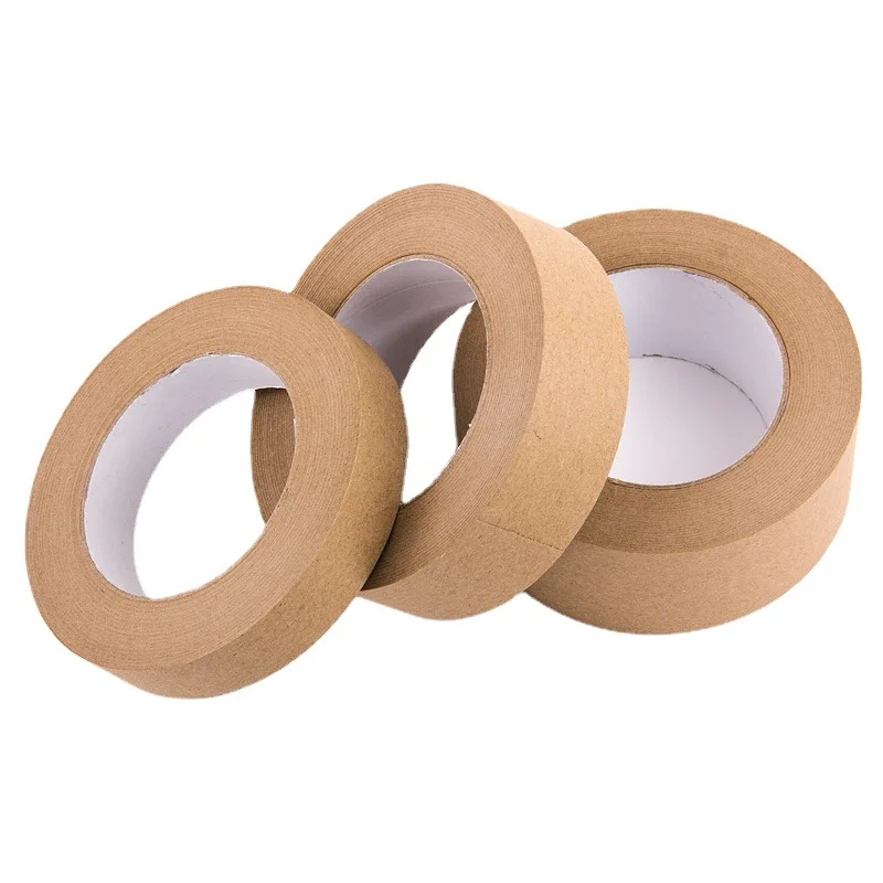 Brown Artist Masking Tape 2.4/3.6/4.8cm X 50 Meter Removable Kraft Paper for Drafting Art Watercolor Painting, Canvas Framing