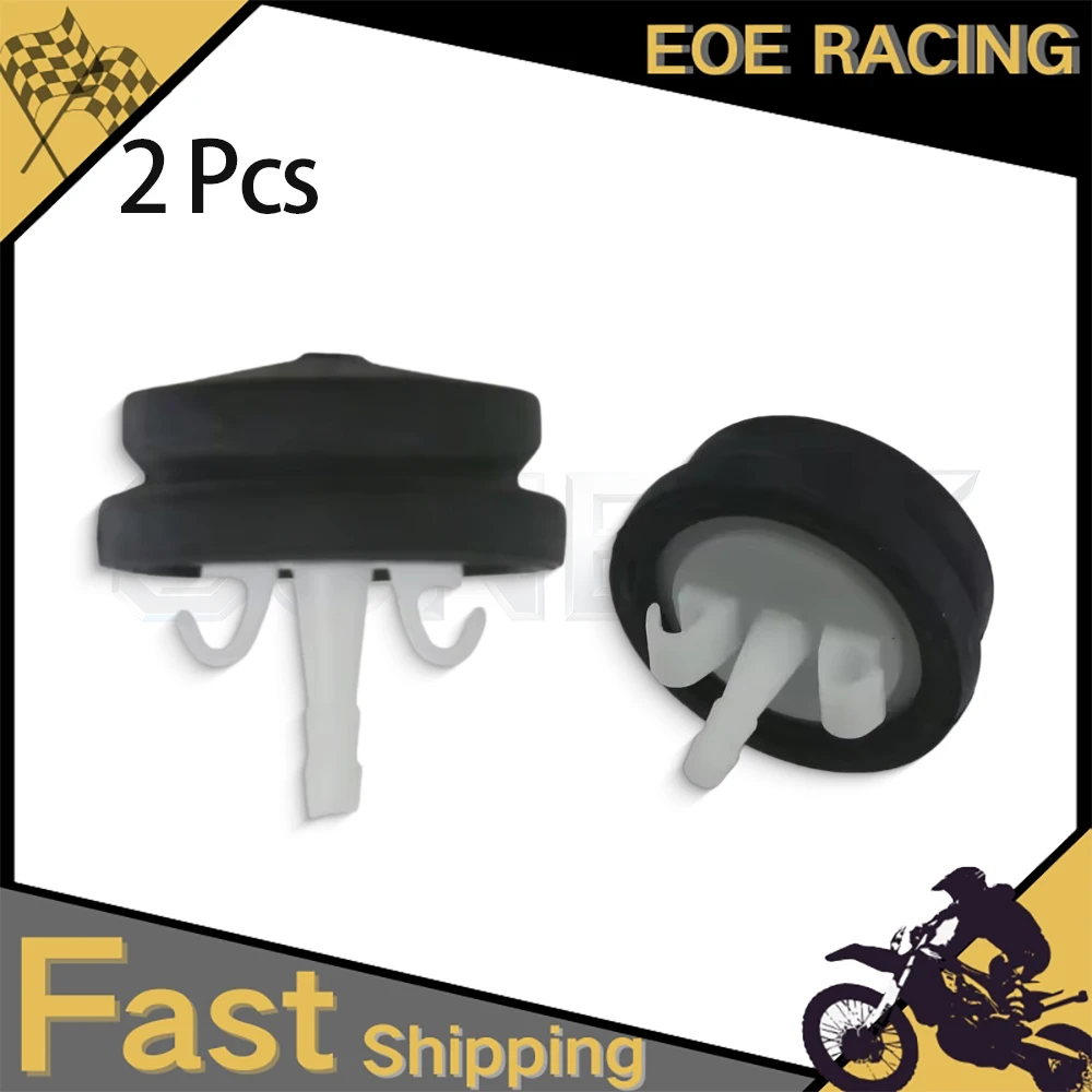 2 Pcs Black Fuel Primer Bulb Pack Small Engine Fuel Pump Primer Bulb Replacement Parts