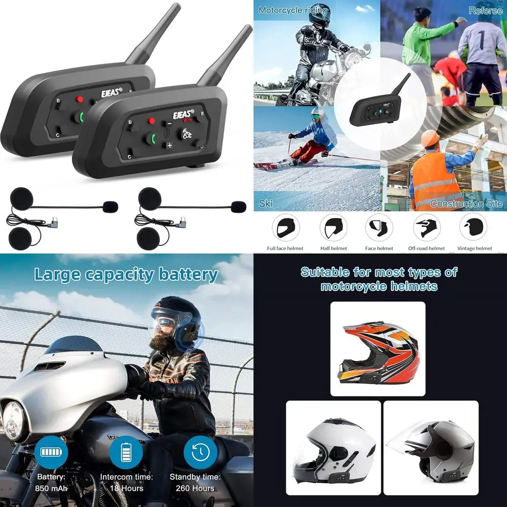 V6 Motorcycle Bluet… - image