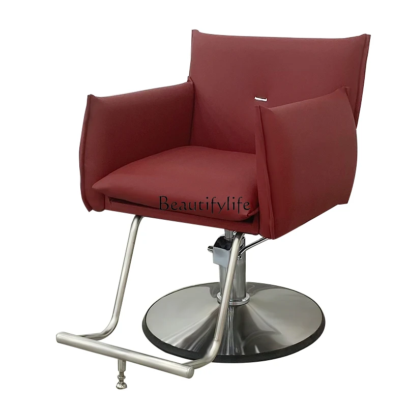 

Hair Salon Chair Lifting Hot Dyeing Hair Cutting Chair Simple Barber Shop for Hair Salon Beauty Stool