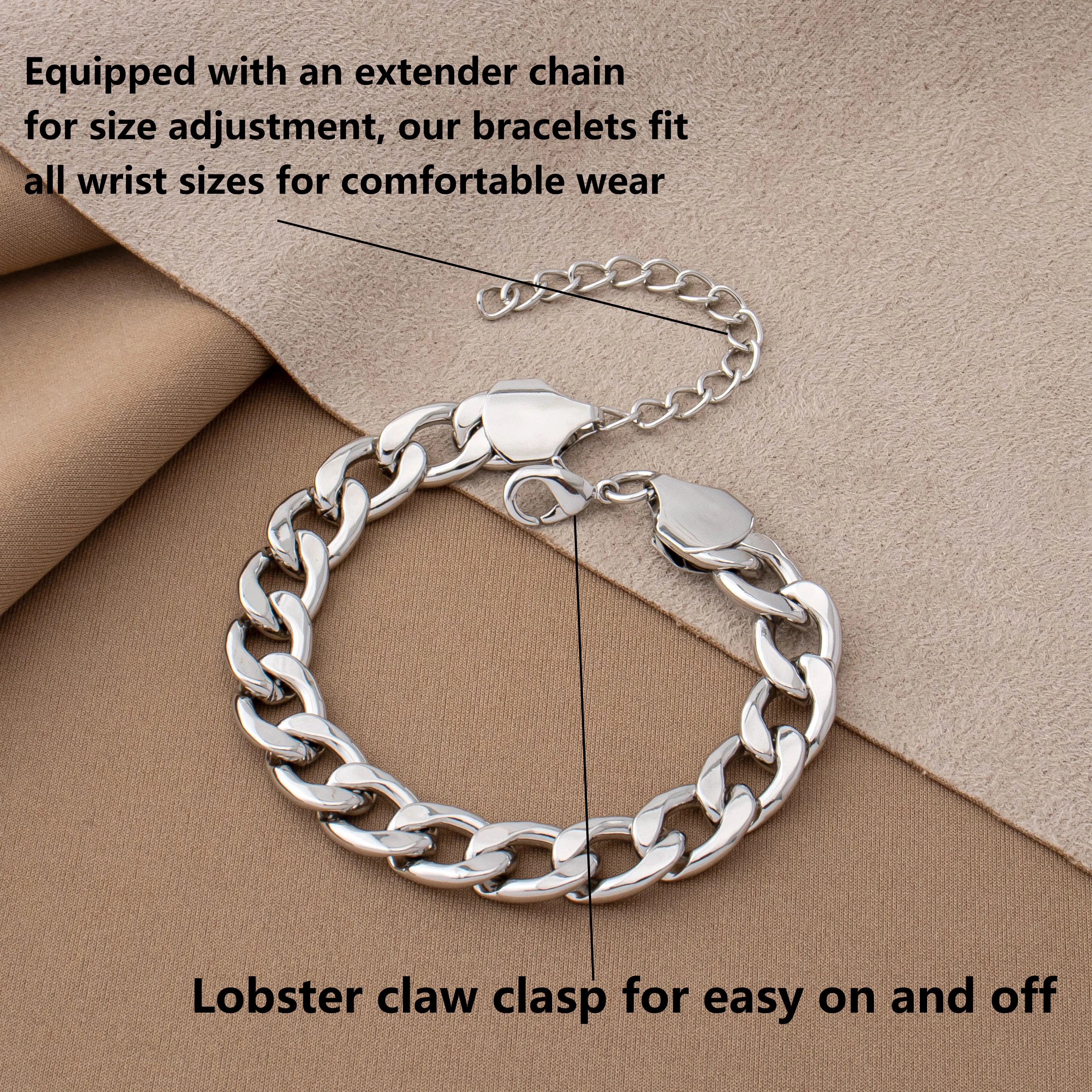 สร้อยคอและกำไลข้อมือแบบคิวบาชุ - Men Accessories In Dubai บทวิจารณ์และราคา