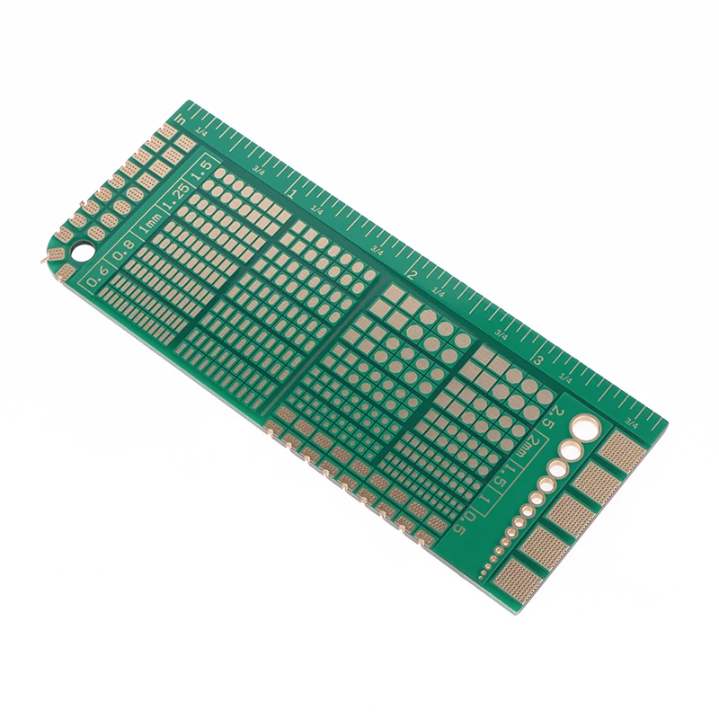 บอร์ดบัดกรีฝึกหัด PCB ขนาด100x40มม. สำหรับมือใหม่ FPV นักบินใหม่ปรับปรุงระดับการบัดกรีเครื่องมือ DIY