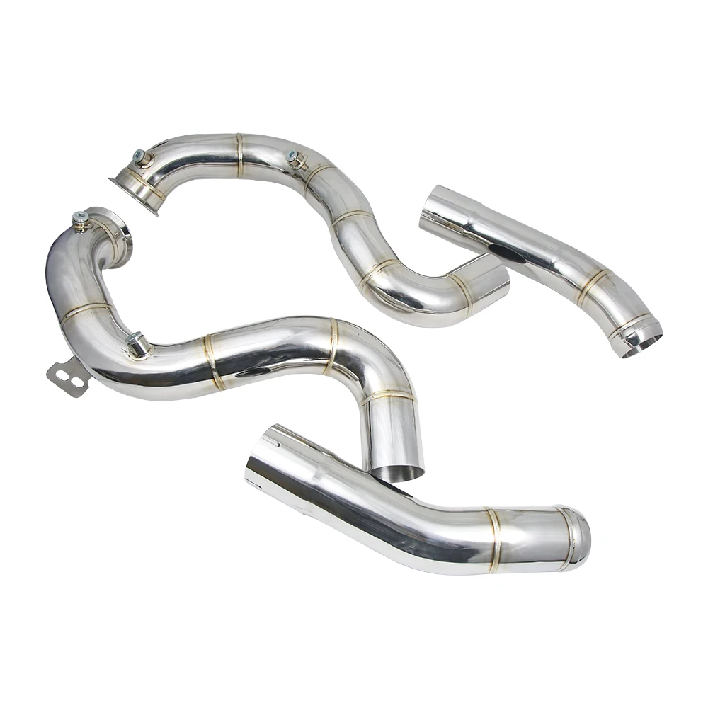 

Racing Exhaust Downpipe for C63 C63S W205 M177 4.0T V8 Downpipe Test Pipe
